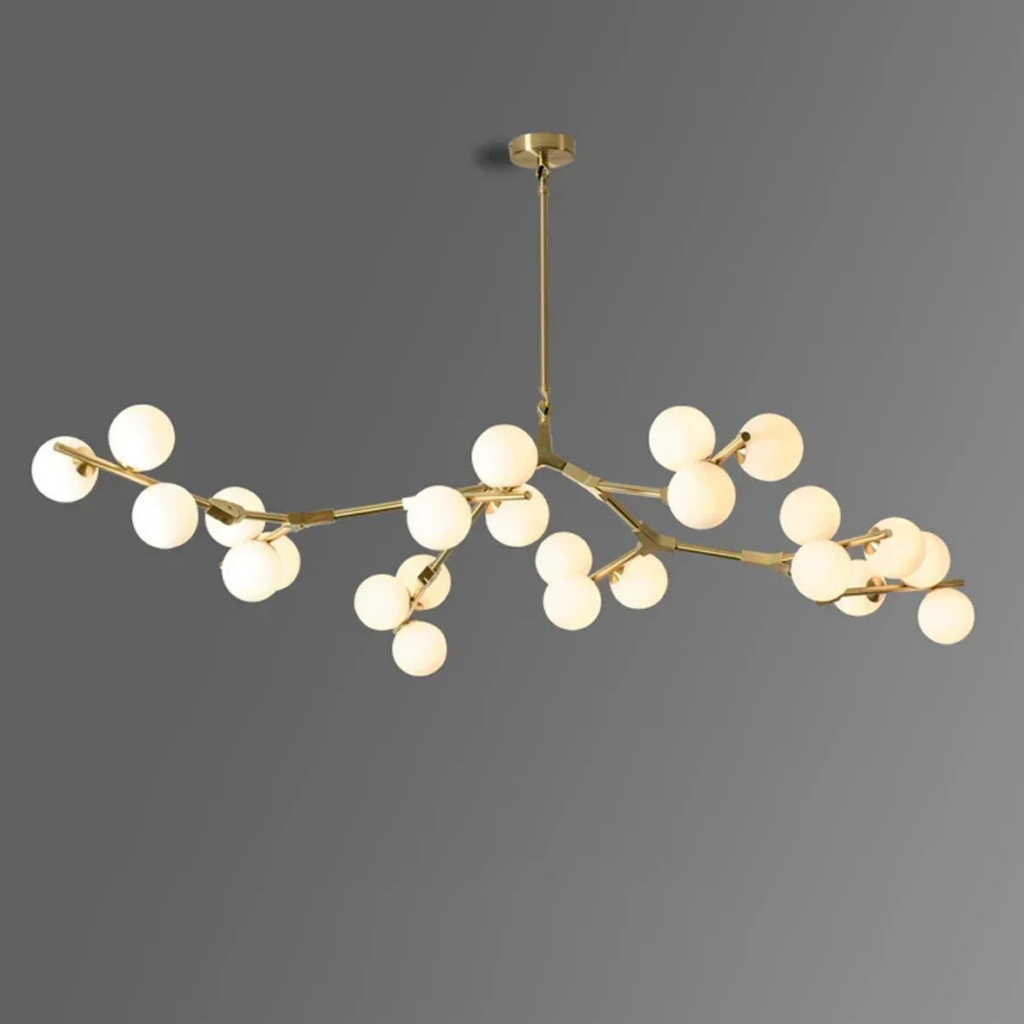 Moderne pendel med trægren-design