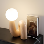 Moderne Skulpturel Bordlampe -  Minimalistisk