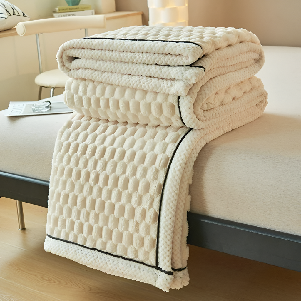 Tekstureret Boble Plaid - Vendbar