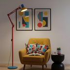Memphis Industrial gulvlampe med flere arme – justerbar