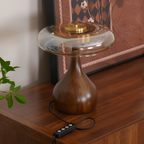 Mid-Century Mushroom Bordlampe - Dæmpbar
