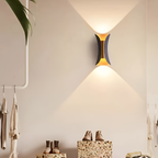 Minimalistisk Buet Væglampe - Moderne