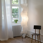 Minimalistisk Rispaper Gulvlampe - Nordisk
