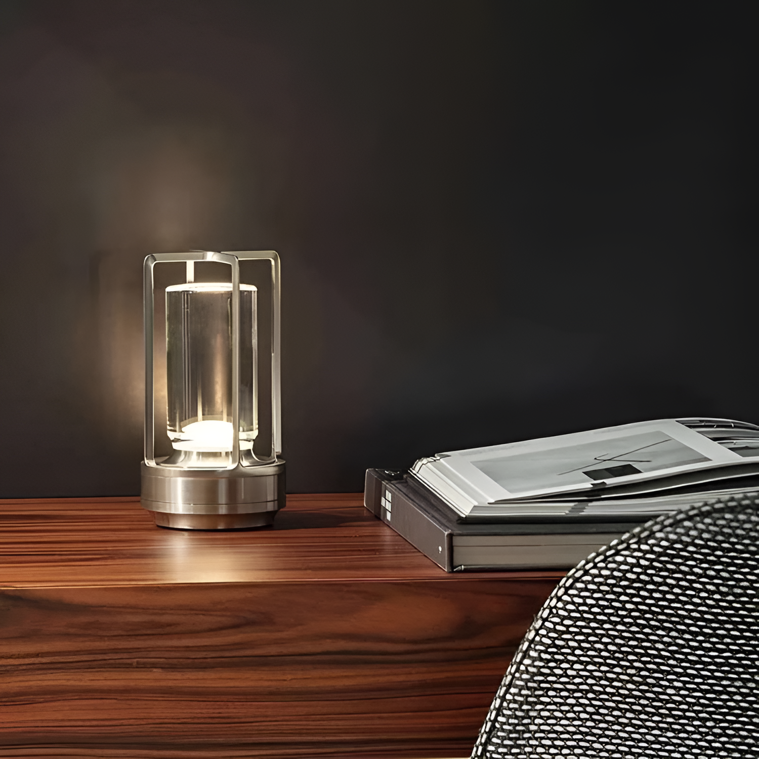Bærbar Lanterne Bordlampe - Trådløs Stemningsbelysning