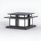Minimalistisk Solcelle-søjlelampe - Industriel