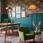 Mid-century Moderne Buegulvlampe - Justerbar