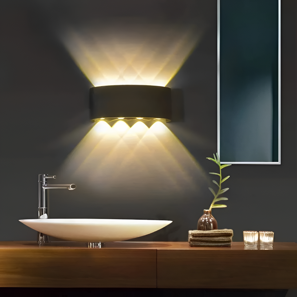 Moderne LED-væglampe – justerbar belysning