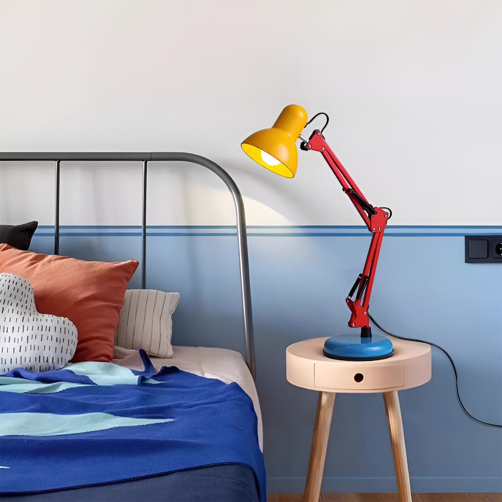Flerleddet Industriel Skrivebordslampe - Justerbar