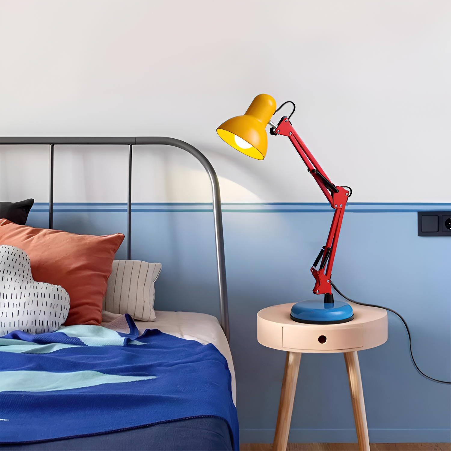 Flerleddet Industriel Skrivebordslampe - Justerbar