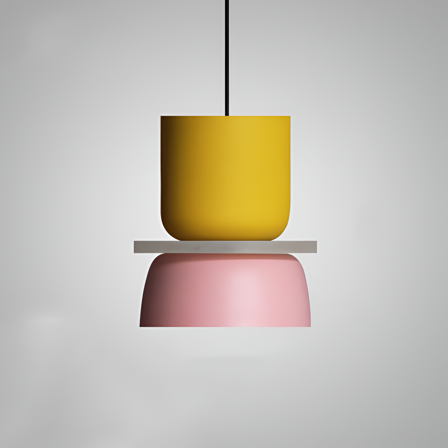 Moderne Pendellampe - Farverig Geometrisk Hængelampe
