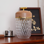 Minimalistisk Facetteret Bærbar Lampe - Ledningsfri