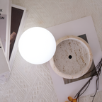 Tekstureret Minimalistisk Bordlampe - Geometrisk
