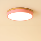 Skandinavisk Loftlampe med Træ - Moderne Hjemmebelysning