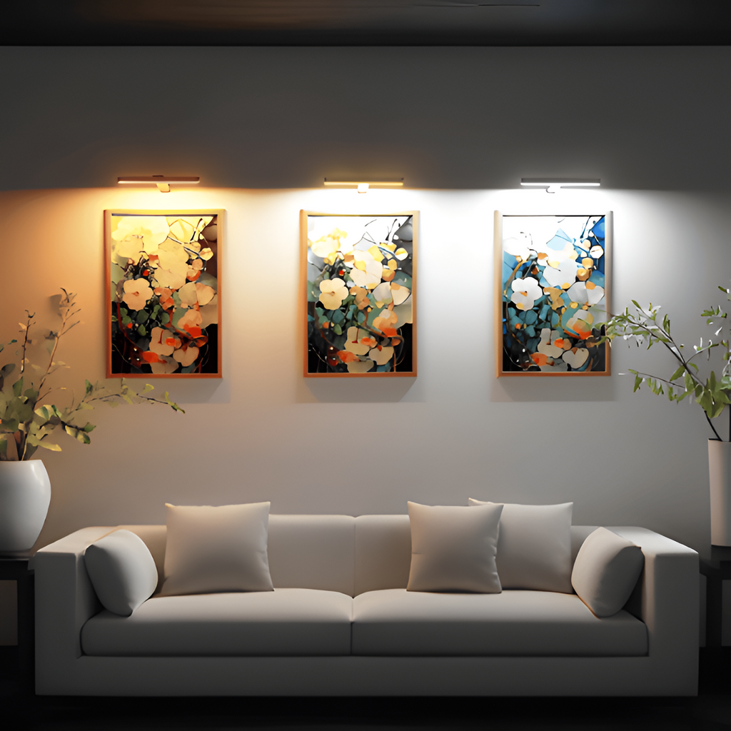 Minimalistisk Slank Billedlampe - Justerbar