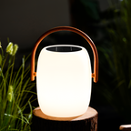 Minimalistisk bærbar lanterne lampe - solcelledrevet