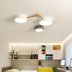 Minimalistisk indbygget lampe i massivt træ – skandinavisk stil