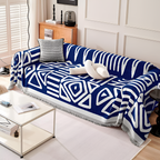 Moderne Vævet Sofa Tæppe - Geometriske