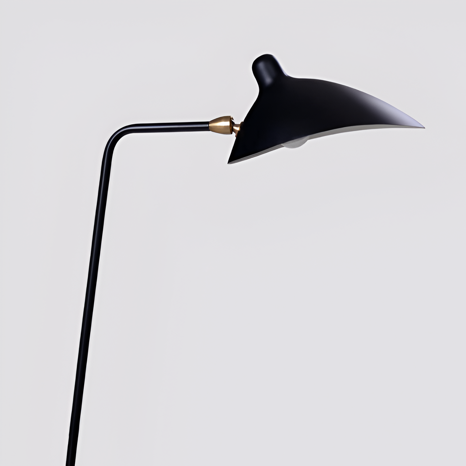 Industriel Minimalistisk Gulvlampe - Justerbar