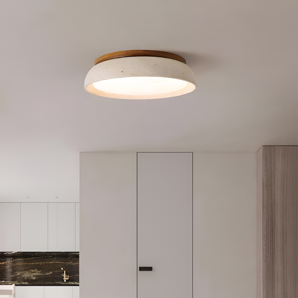 Travertine Minimalistisk Loftlampe - Dæmpbar