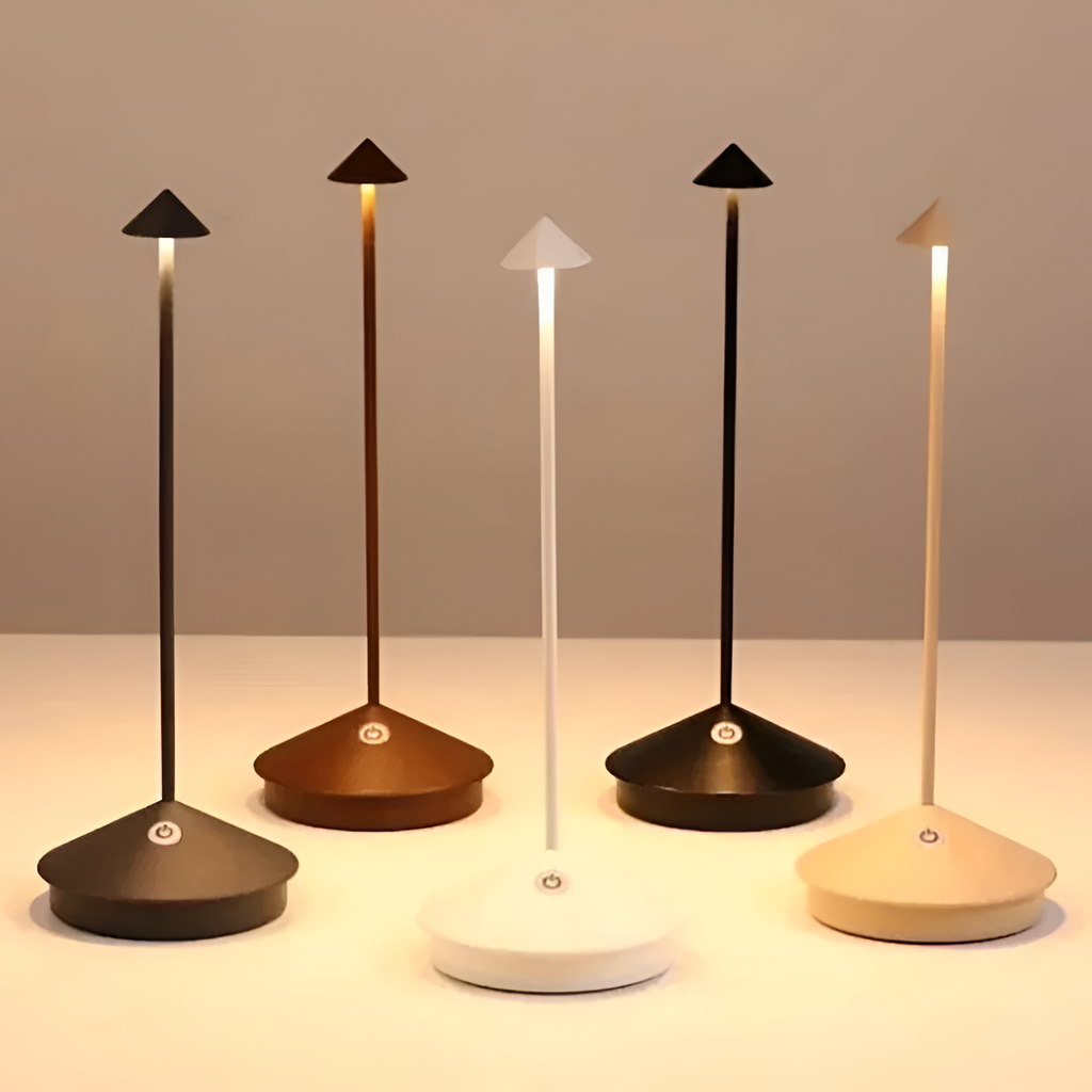 Minimalistisk Bærbar Bordlampe - Ledningsfri
