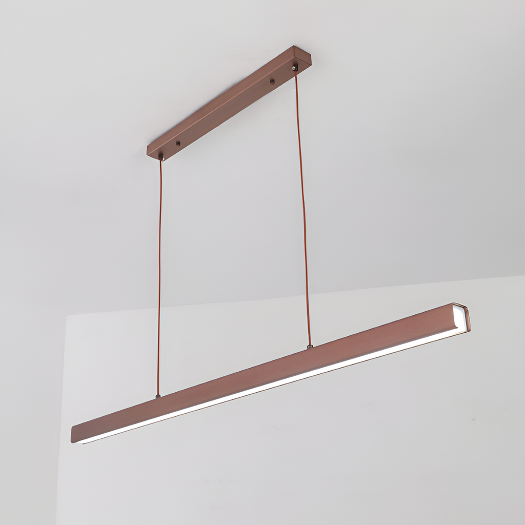 Minimalistisk Lineær Pendellampe - Strømlinet