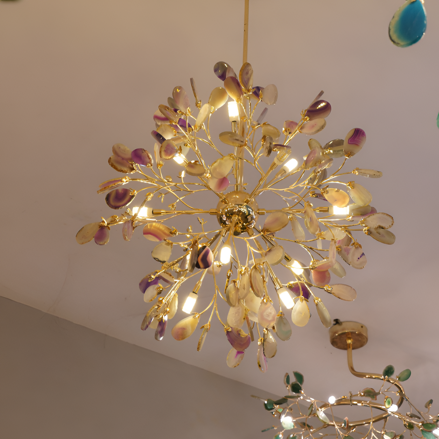 Botanisk Dekorativ Lysekrone - Justerbar