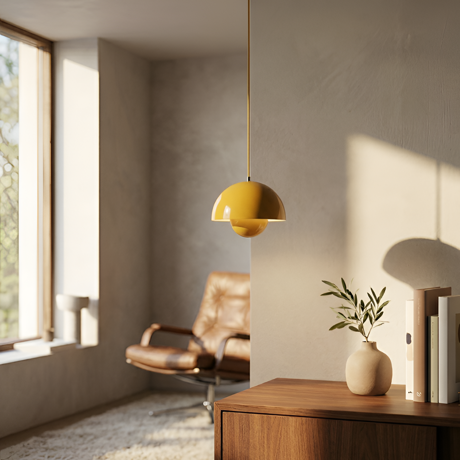 Retro Dome Pendel - Moderne Loftslampe til Køkken