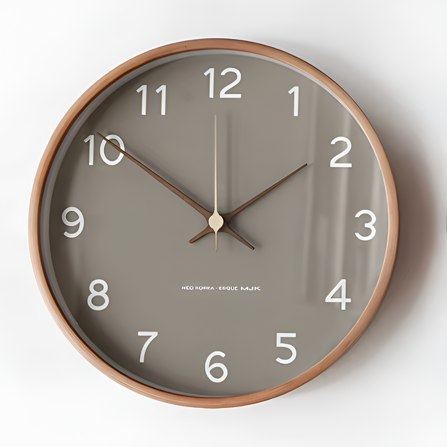 Minimalistisk Rundt Vægur - Analog