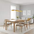 Nordisk Lineær Lysekrone - Minimalistisk