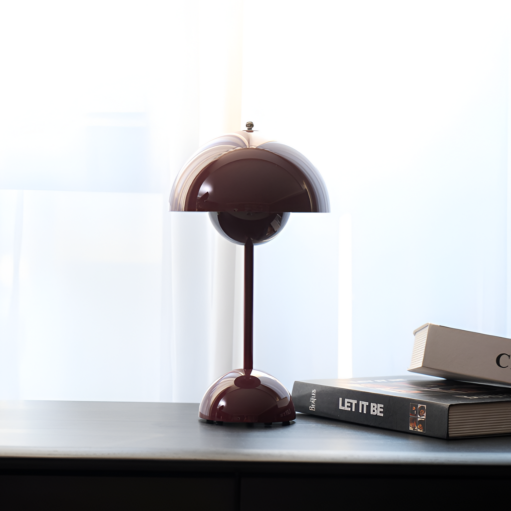 Minimalistisk Bærbar Bordlampe - Dæmpbar