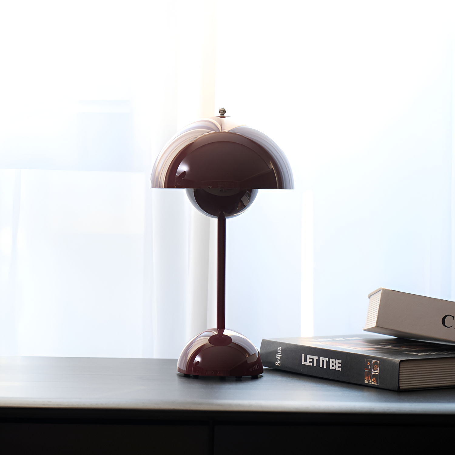 Minimalistisk Bærbar Bordlampe - Dæmpbar