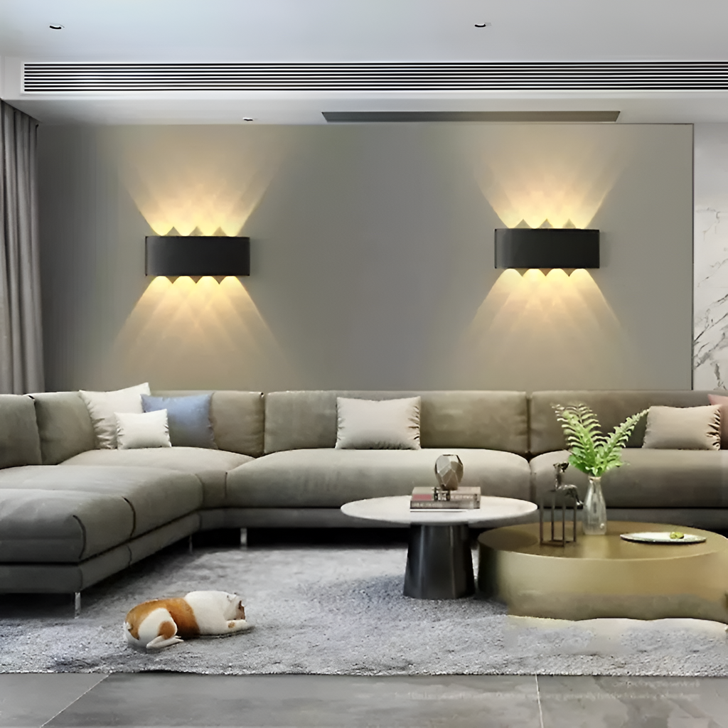 Moderne LED-væglampe – justerbar belysning