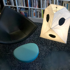 Geometrisk Papirlampe i Washi - Minimalistisk