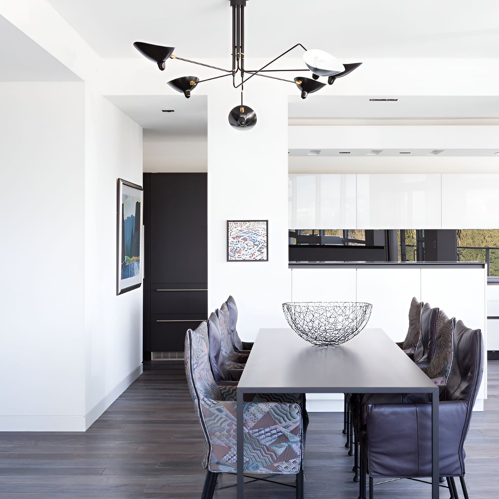Moderne Lysekrone Med Flere Arme - Justerbar Belysning