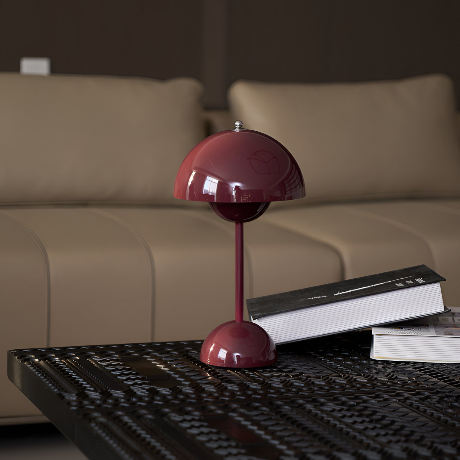 Minimalistisk Bærbar Bordlampe - Dæmpbar