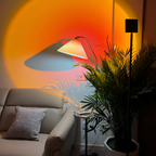 Sunset Projektionsgulvlampe - Gylden Time Stemningsbelysning