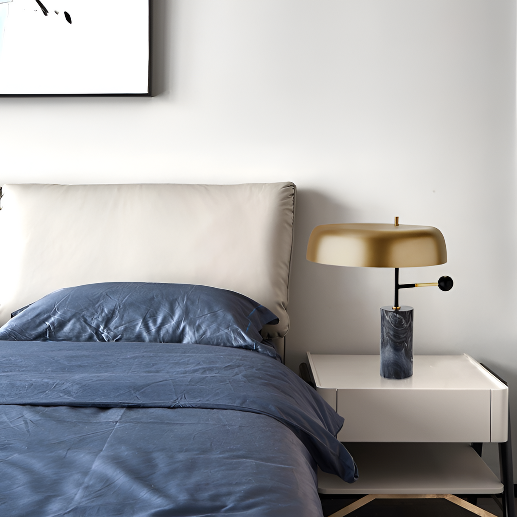 Minimalistisk Geometrisk Bordlampe - Industriel