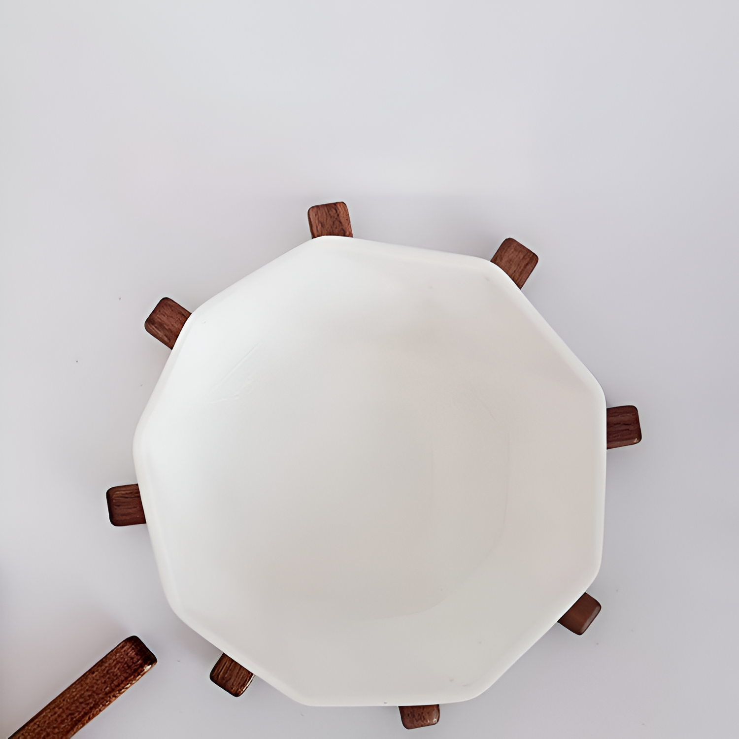 Minimalistisk Bordskåner I Træ - Foldbar
