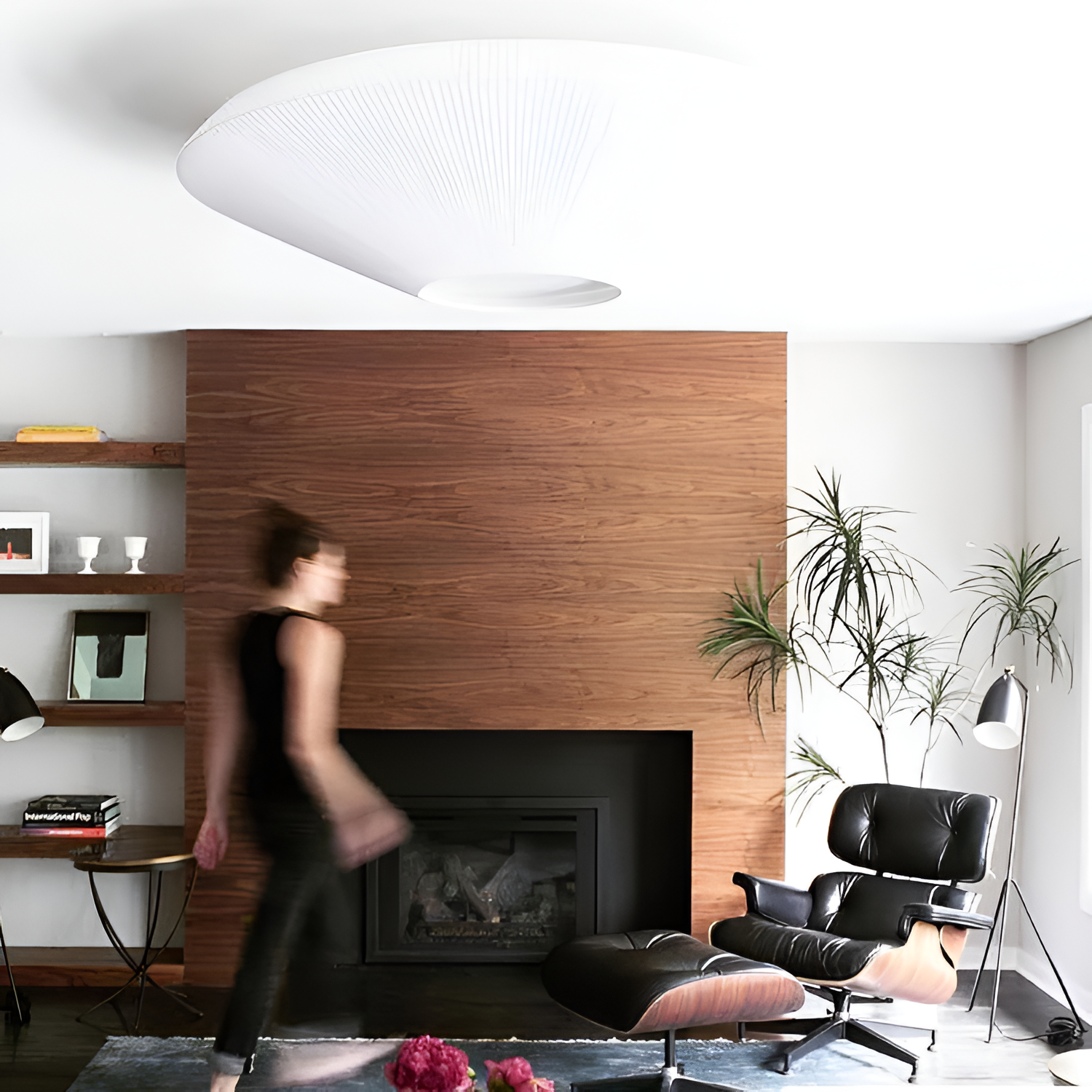 Plisseret Minimalistisk Loftlampe - Dæmpbar