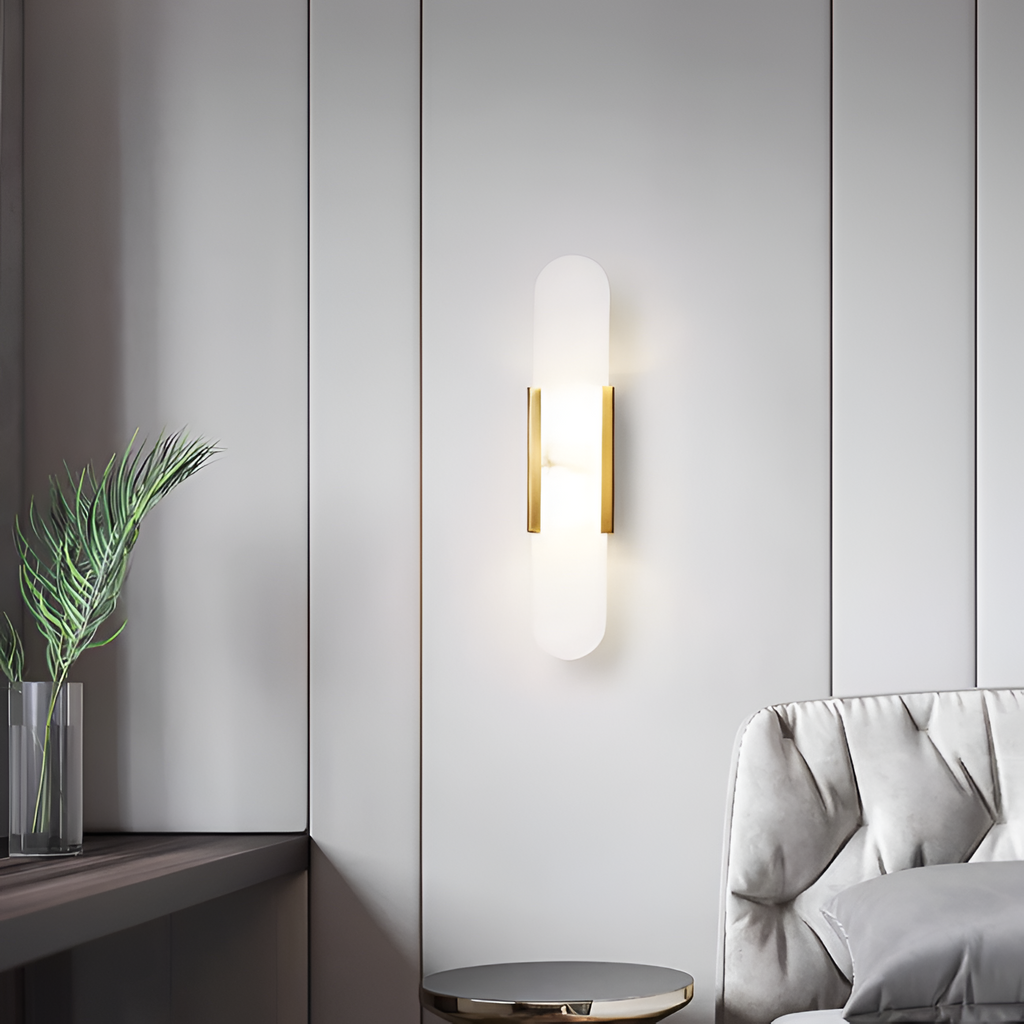Mat Minimalistisk Væglampe - Dæmpbart Accentlys
