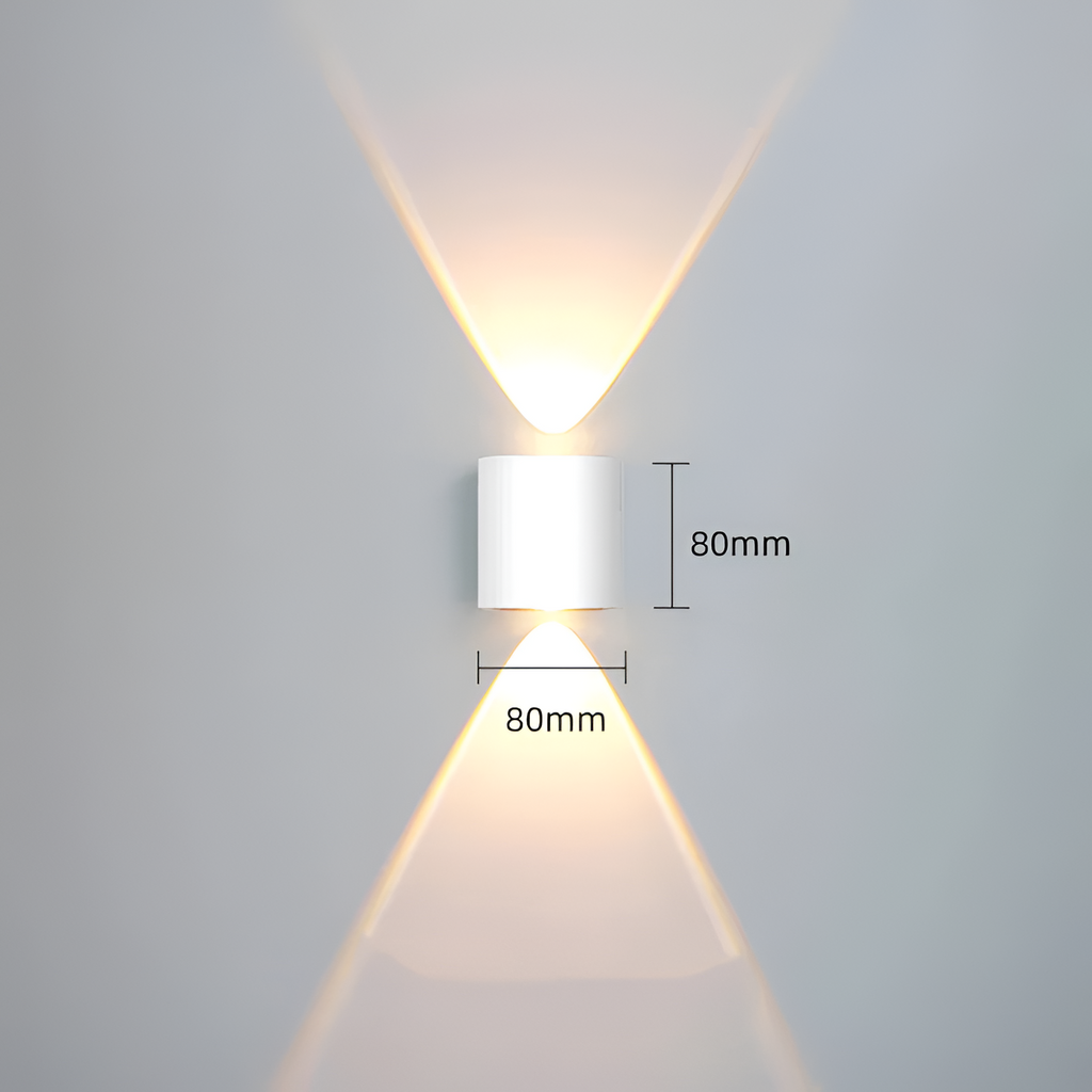 Moderne LED-væglampe – justerbar belysning