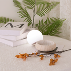 Tekstureret Minimalistisk Bordlampe - Geometrisk