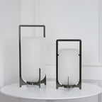 Minimalistisk bærbar lanterne - Industriel stil