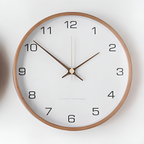 Minimalistisk Rundt Vægur - Analog