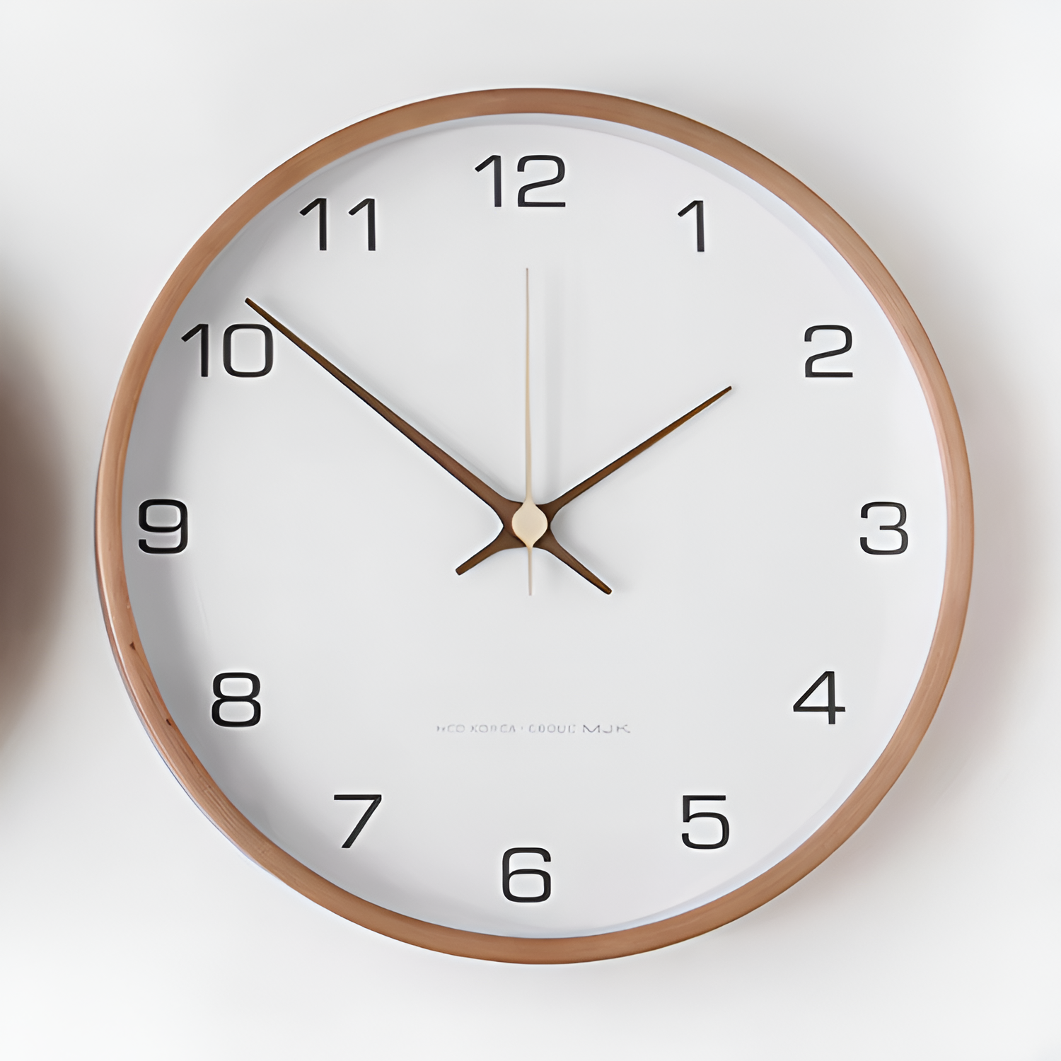 Minimalistisk Rundt Vægur - Analog
