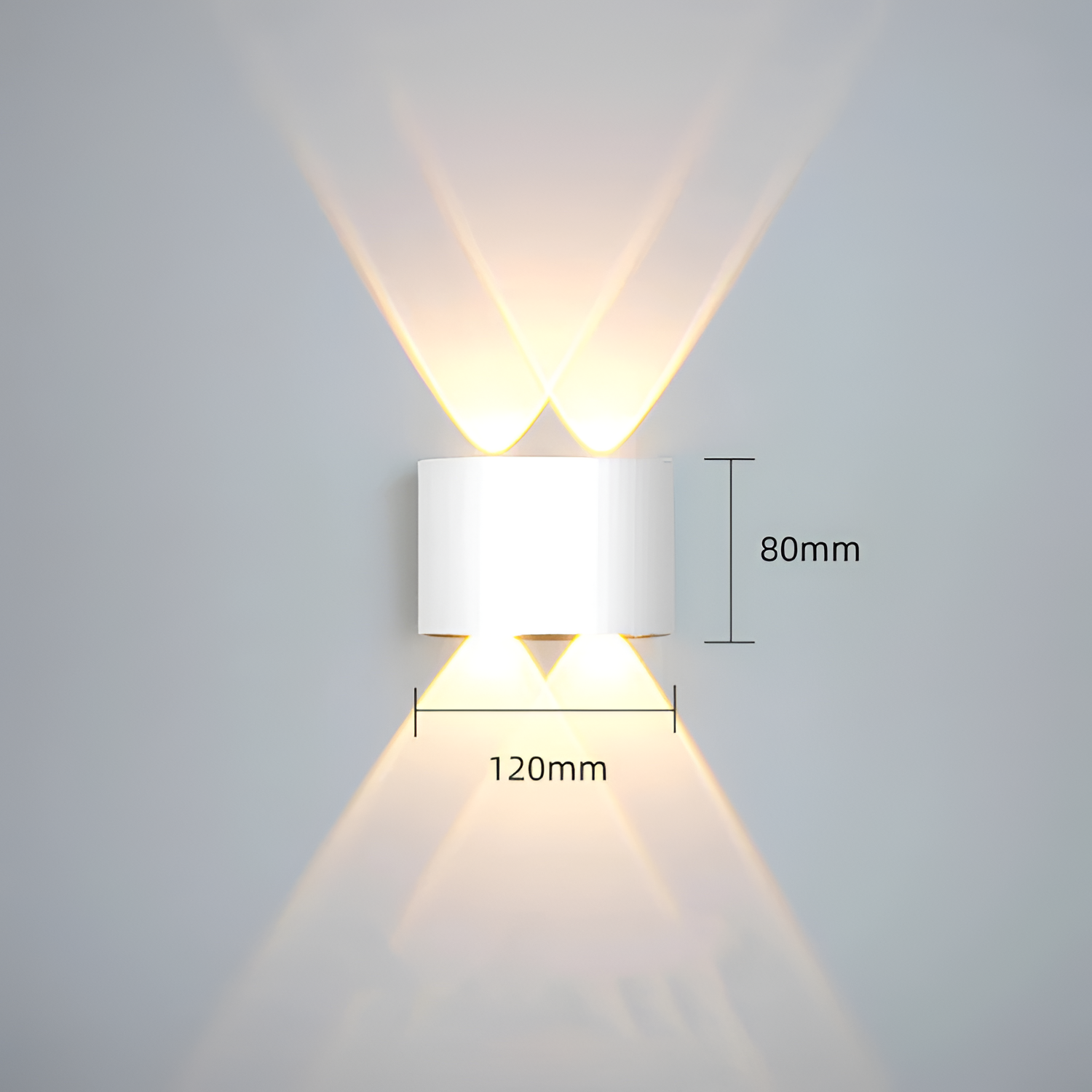 Moderne LED-væglampe – justerbar belysning