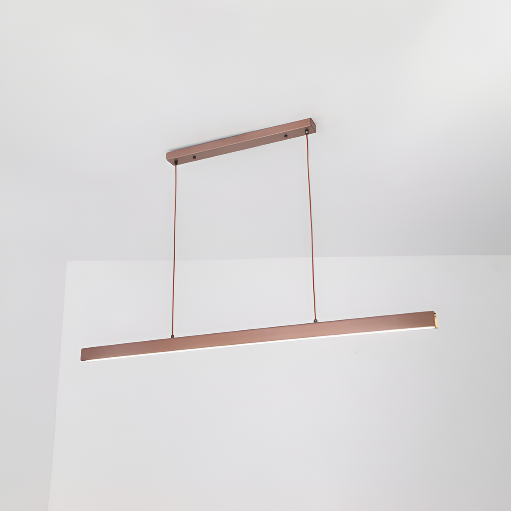 Minimalistisk Lineær Pendellampe - Strømlinet