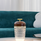 Minimalistisk Facetteret Bærbar Lampe - Ledningsfri