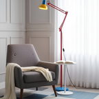 Memphis Industrial gulvlampe med flere arme – justerbar