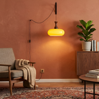 Retro Blankt Pendellampe - Dansk Vintage Stil